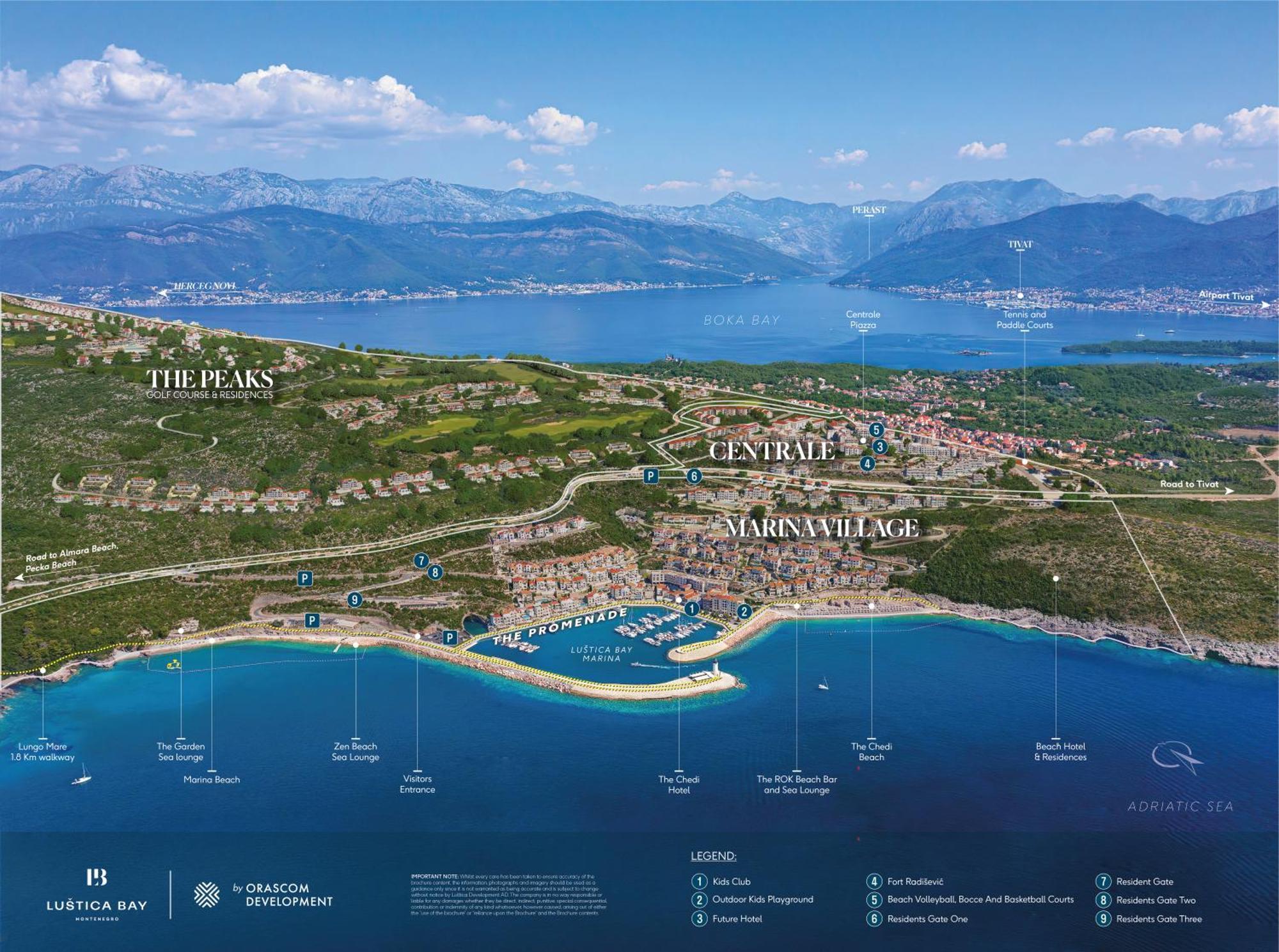 Apartamento Lustica Bay Tivat Exterior foto